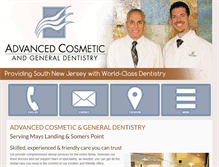 Tablet Screenshot of cosmeticdentistryofsj.com